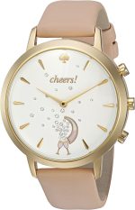 kate spade new york Women's KST23102 Grand Metro Vachetta and Gold Hybrid Smartwatch - Image 7